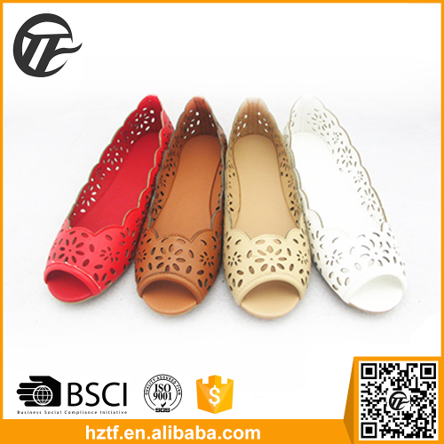 2016 new design handmade girls ballet flats