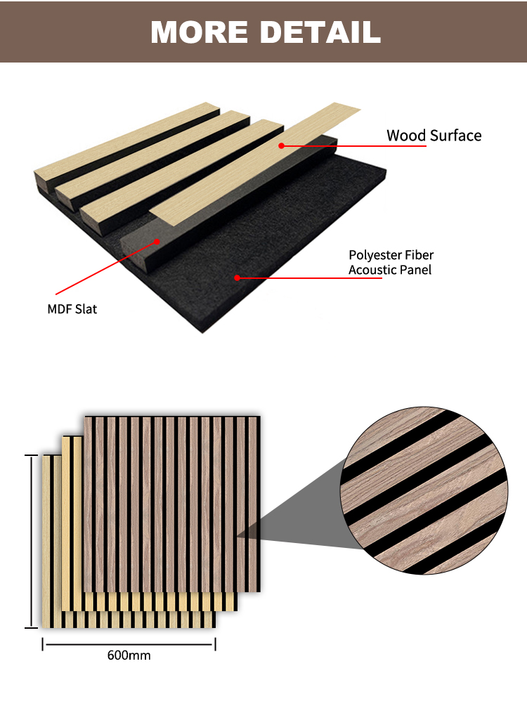 painel acústico de 600mm 600mm acoustic panel