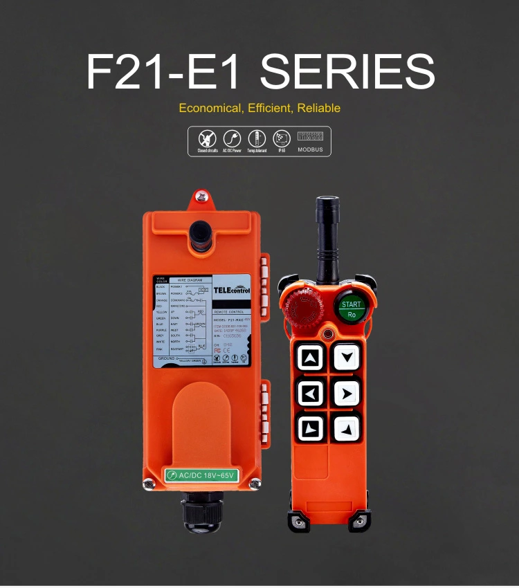 Telecontrol F21-E1 Industrial Crane Wireless Radio Remote Control