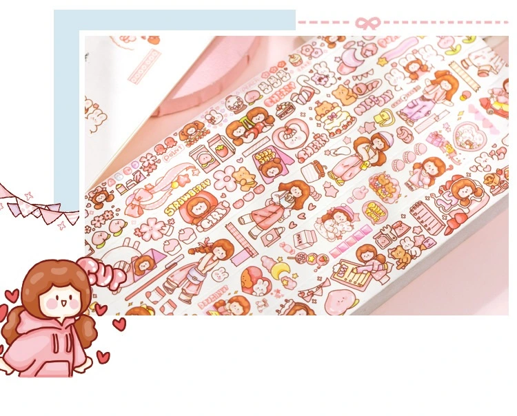 Japanese Paper Sticker and Washi Tape Gift Box Set