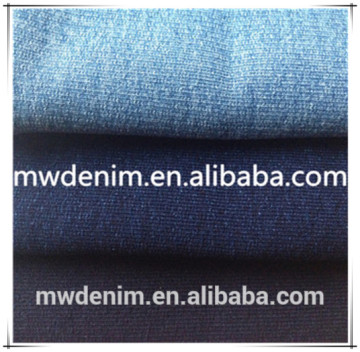 Good Elasticity CVC Knitted Denim With Spandex Widely Used