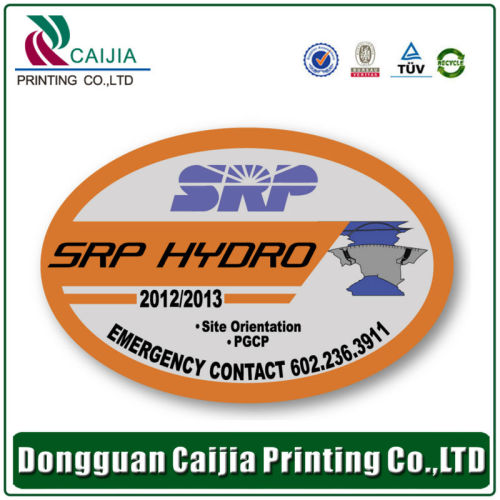 branded logo sticker printing service