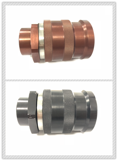 Brown FF0B Female ISO16028 Quick Coupling