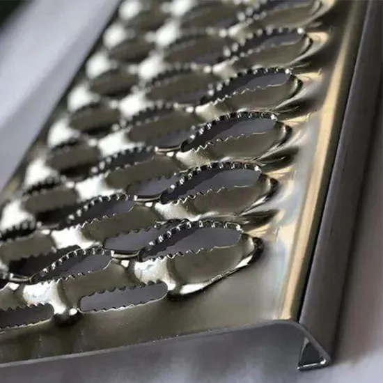 Bump Anti Slip Stainless Steel Mesh Trench Drain Cover for Swimming Pools