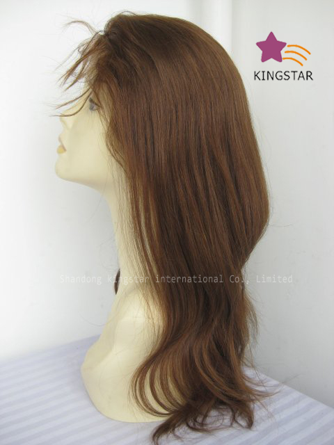 Hotsale Indian Remy Hair Lace Front Wig with Baby Hair (kshlfw022)