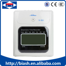 punch time card attendance machine battery