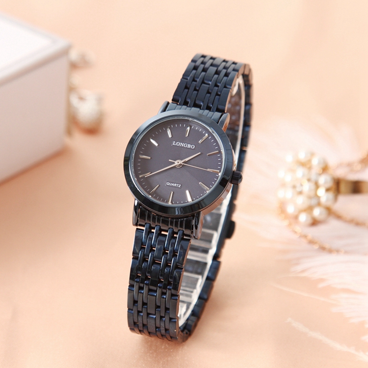 LONGBO 80793 online shopping wholesale custom watch oem black simple quartz women watch waterproof