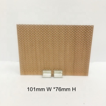 101mm x 76mm Wooden Wick Square Design Wood Wick Candle Wick