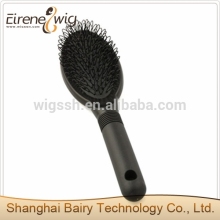 Human hair extensions tools,loop brush black color and pink color