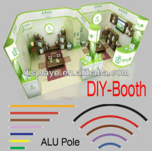 DIY portable modular stands for fairs and events