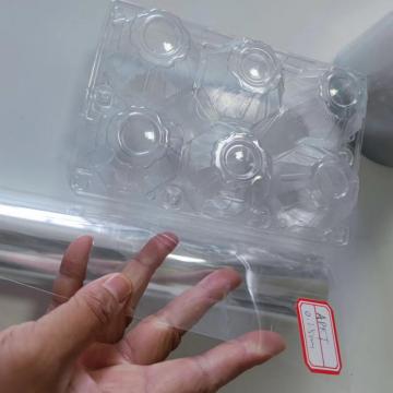 Ampolla de lámina de plástico de mascota rígida transparente