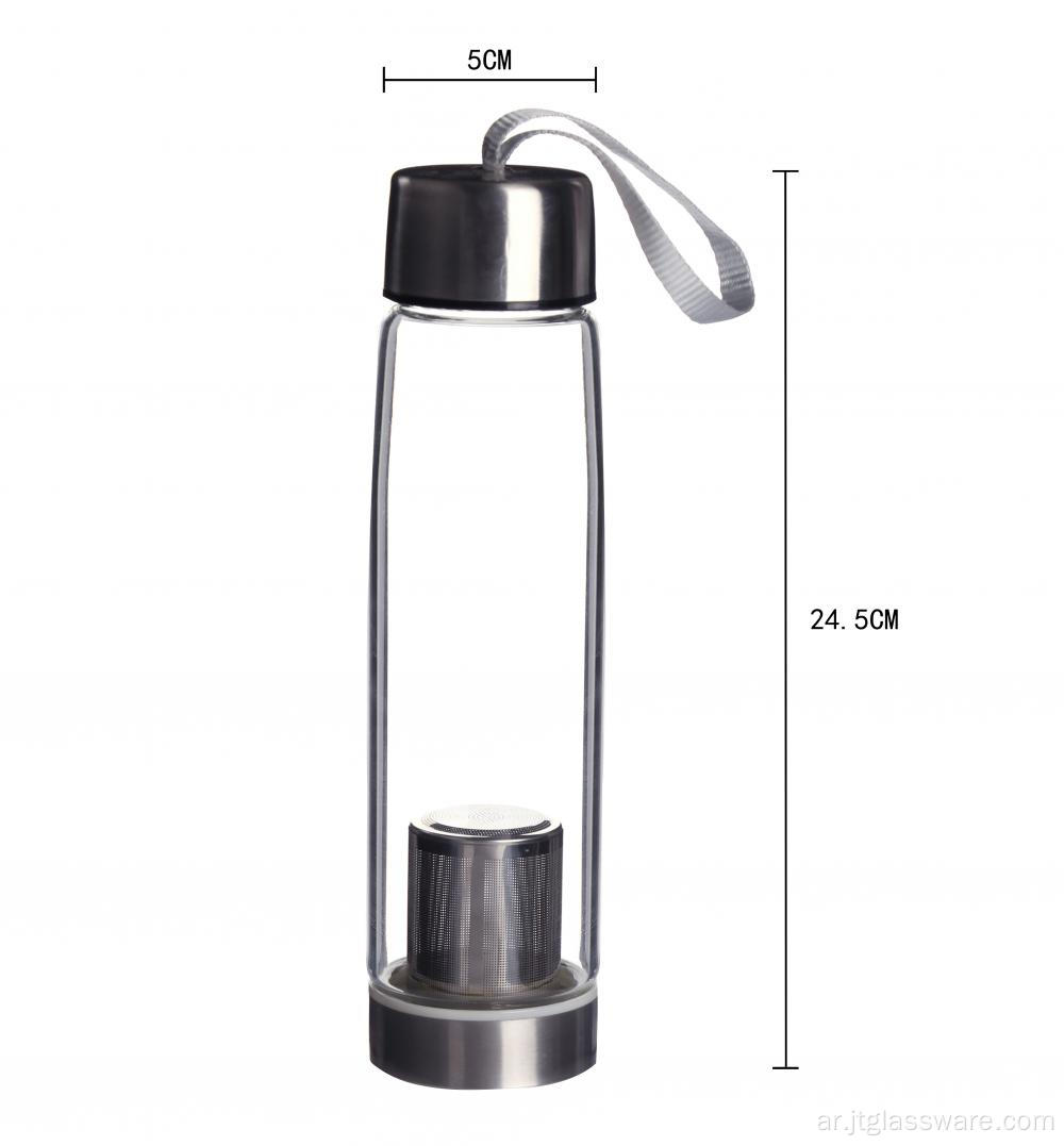 قوارير ماء زجاجية بالجملة فوس زجاجة ماء زجاجية