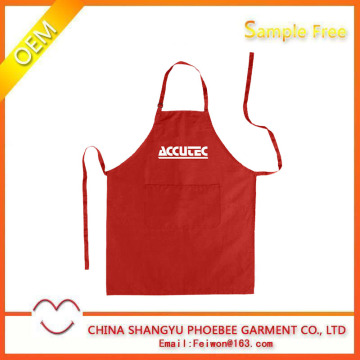 100% polyester adult Imprinted apron