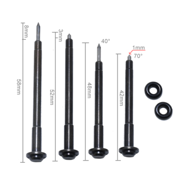 Air Scribe Engraving Pen Tip Replacement Parts - 58/52/48/42mm