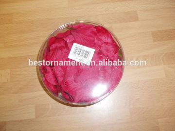 RED SILK ROSE PETALS