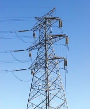 self supporting electric power line angular tower