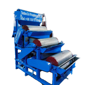 High Intensity Gradient Roller Magnetic Separator for Weak Magnet Materials