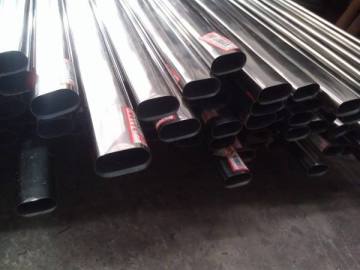 stainless steel flat oval tube