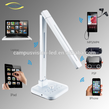 Multi-functional flexiable LED table lamp/portable table lamp/new inventions table lamp with bluetooth speaker