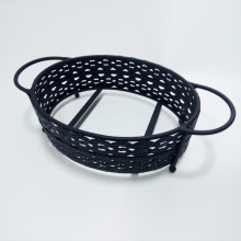 Metal Round Ceramic Holder Buffet Rack