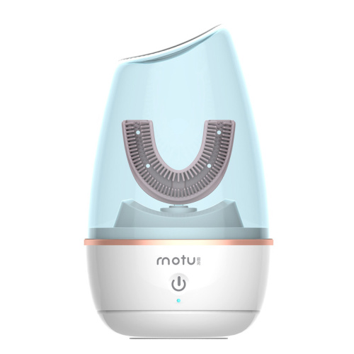 Portable u-shaped electric teeth whitening toothbrush