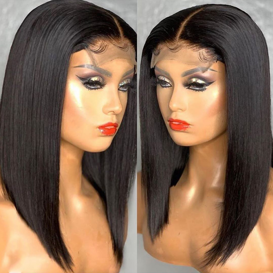 Cheap wholesale new arrive 4x4 closure bob wigs 100% human hair, Raw Brazilian hair bob lace front wigs