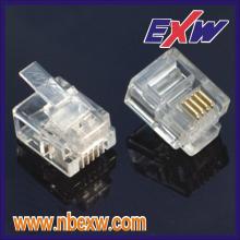 Telephone Plug RJ11 4P4C