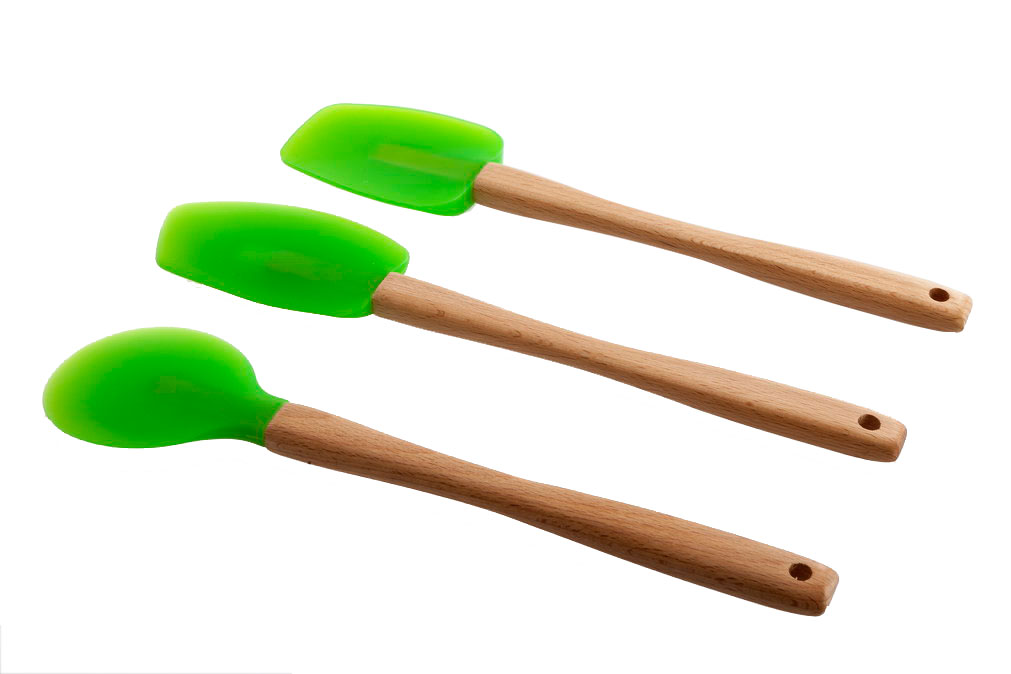 Silicone Spatula Wooden Handle