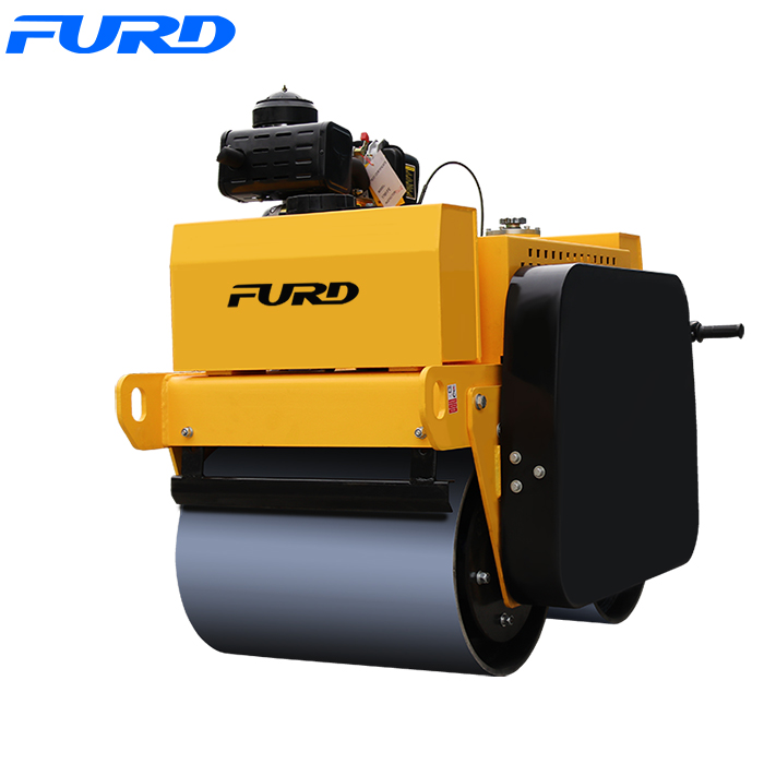 Diesel Hand Operated Mini Road Roller Compactor