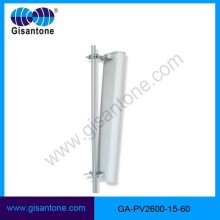 Mobile Telecommunication Tower BTS panel Antenna with 2500-2700MHz 15dbi