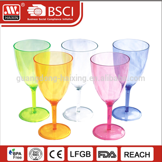 water/wine/beverage uaage cup /disposable plastic wine drinking cup