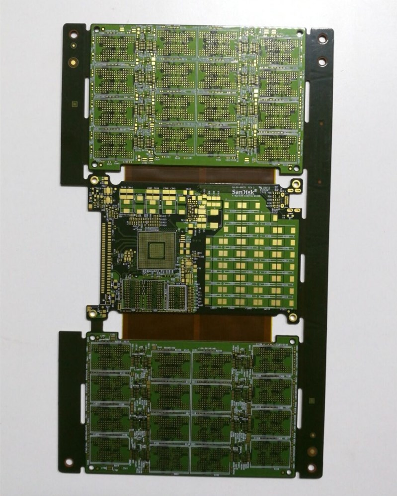 Multilayer R-F circuit board