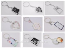 keychain with photo frame,photo frame keychain