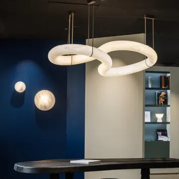 Modern Spanish Marble Pendant Light