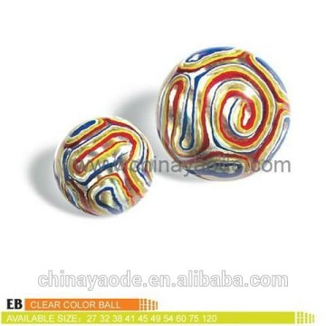 clear color bouncing ball