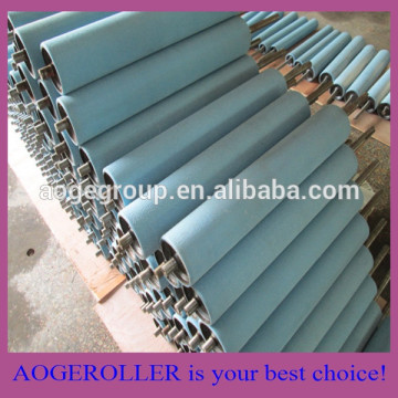 rubber coated gravity conveyor rollers