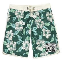 2017 new style 100%polyester womens long board shorts