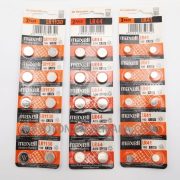 maxell LR44 button battery