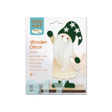 DIY Creative 3D Wooden Gnome Figure for Unique Home Decoration