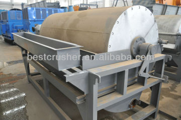 dry magnetic drum separator	/	magnetic drum separator	/	conveyor belt magnetic separator