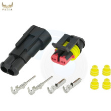 Customized Delphi PA66 Waterproof Auto Electrical Connectors