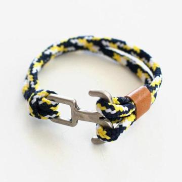 Handmade braided with metal clasps barrettes &hemp