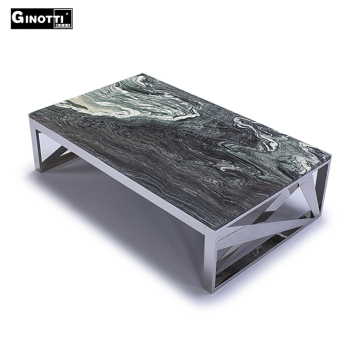 Black rectangular marble coffee tables for sale