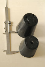 Black Nursery Plant Pots , Custom Pe Seed Starting Pot