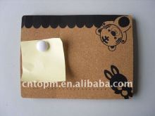 customized soft silkc screen printed cork massage board