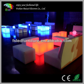 Colorful light up cube chair&led cube