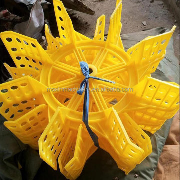 High Quality 9-Spline Eight Paddlewheel Aerator Water Aerator Electric Motor