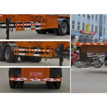 12.4m 2 Axles контейнерные перевозки полуприцепа