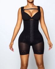 YANXINNA High Compression Shapewear Bodysuit with Crotch Zipper