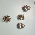 10MM Golden Flower Bead Caps Pendants Bricolage Bijouterie